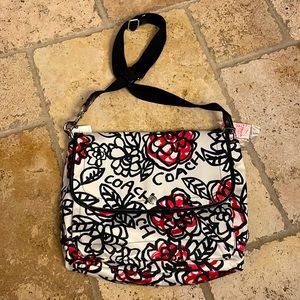 Coach multicolor messenger bag NWT